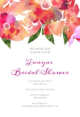 Watercolor Classic - Bridal Shower Invitation